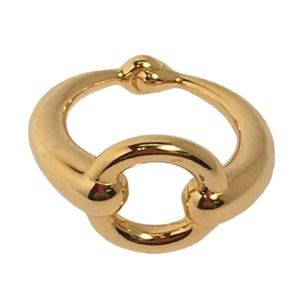 HERMES Ring Accessories  Gold Scarf